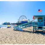 Walk To Santa Monica Beach Pier Boardwalk Venice